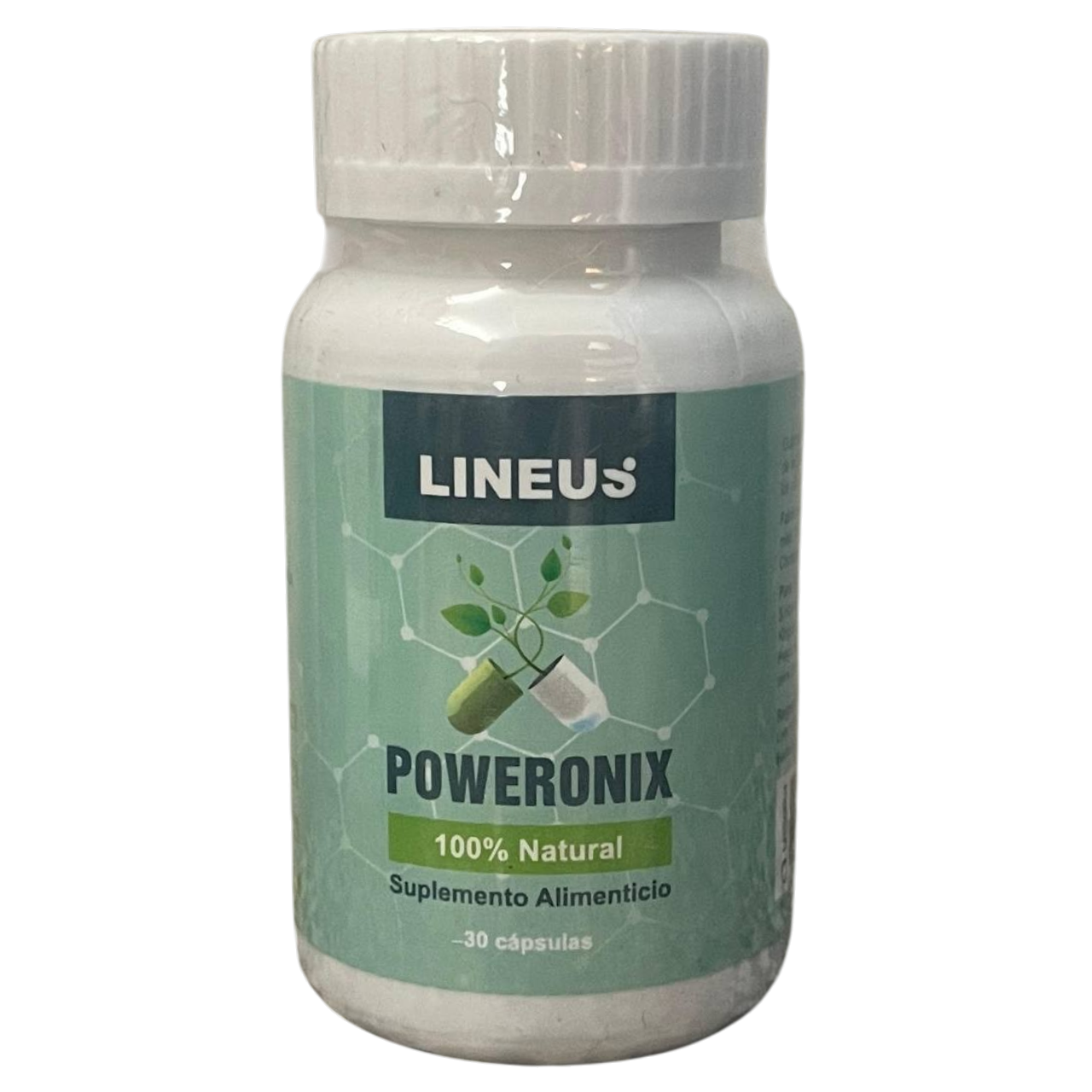 Frasco de Poweronix, 30 cápsulas